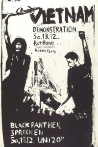 Bild 4: Repro des Plakats zur Heidelberg-Demo